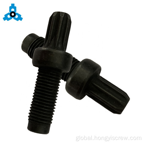 Carbon Steel Point Bolt Black Zinc 12 Point Stud Bolt OEM Factory